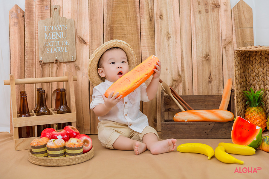 album ảnh gia đình bé nhật minh